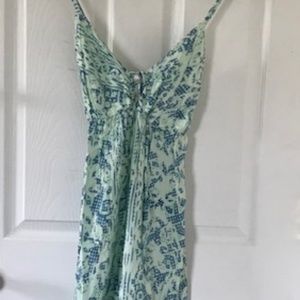 Santiki Blue Summer Dress EUC M